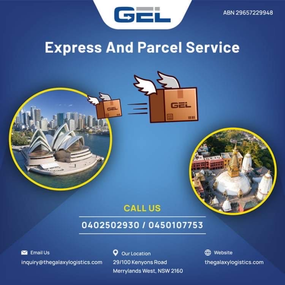 Parcel/Courier service from Australia to Nepal